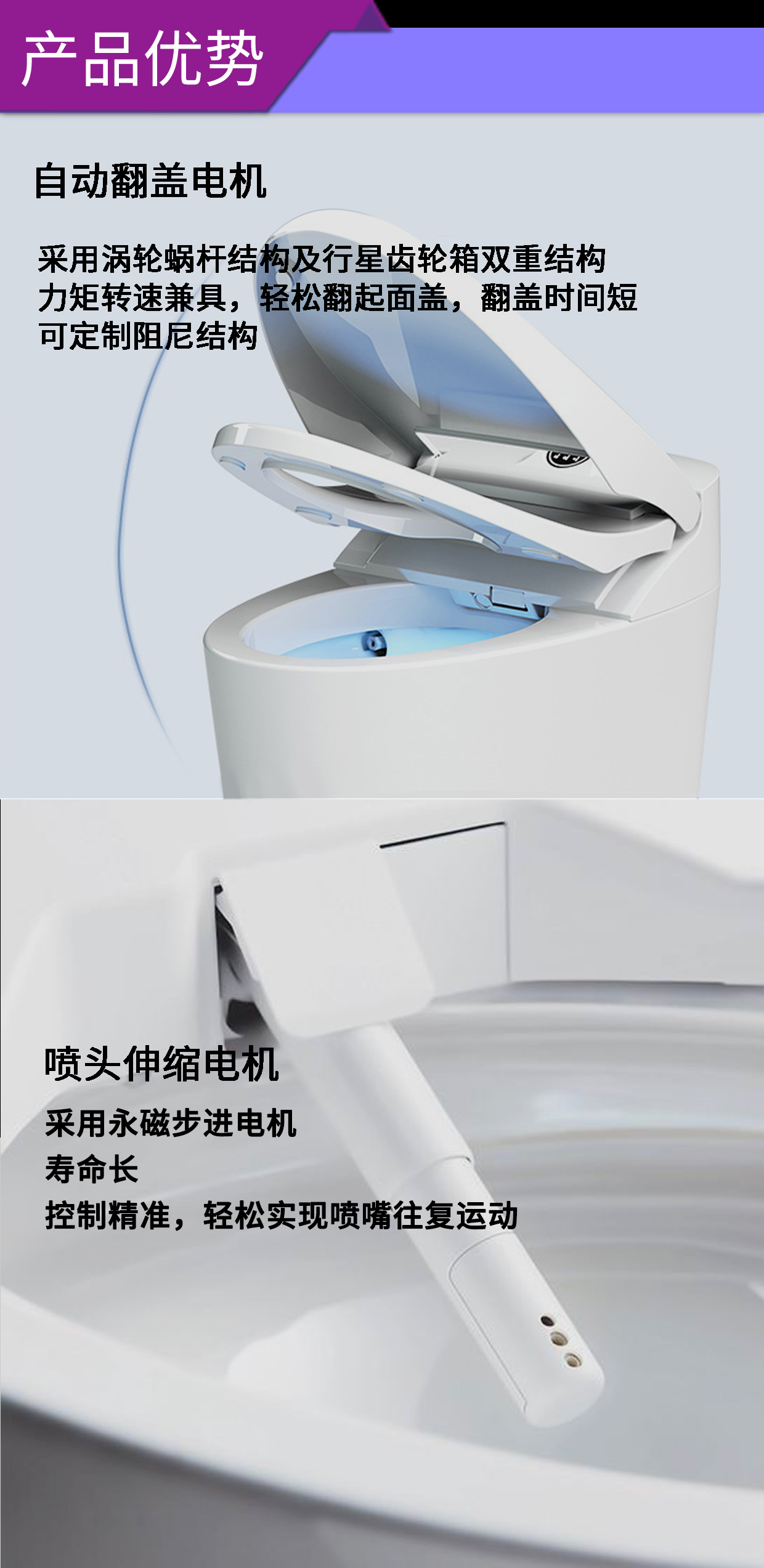 智(zhi)能马桶电(dian)机_翻盖电(dian)机_冲水电机_伸缩电机_烘干(gan)风机-万至达电机