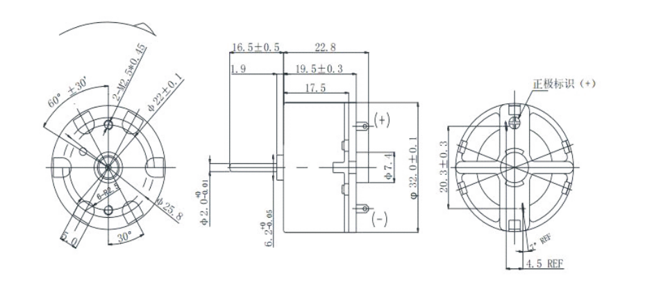 OT-RF-500-TB-21220有刷电机_电动园艺剪刀电机_园(yuan)艺手锯(ju)电机_剪枝机马达(da)-万至达电机