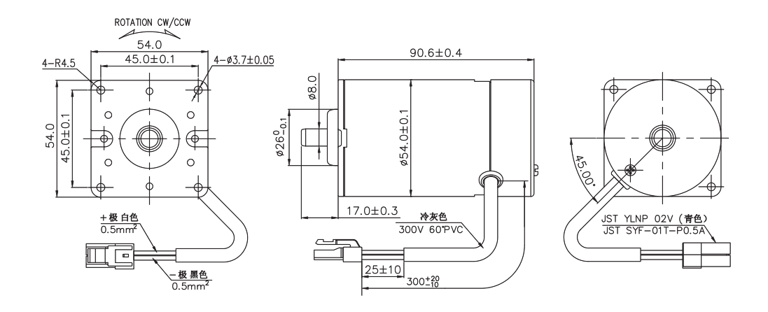 OT-RK-3632PH-3739-105.5按(an)摩器有刷电机_直(zhi)流有刷电机(ji)_按摩椅(yi)马达_抓(zhua)娃娃机电(dian)机_万至达电机