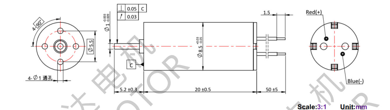 OT-CM8520空心杯(bei)电机-万至达(da)电机